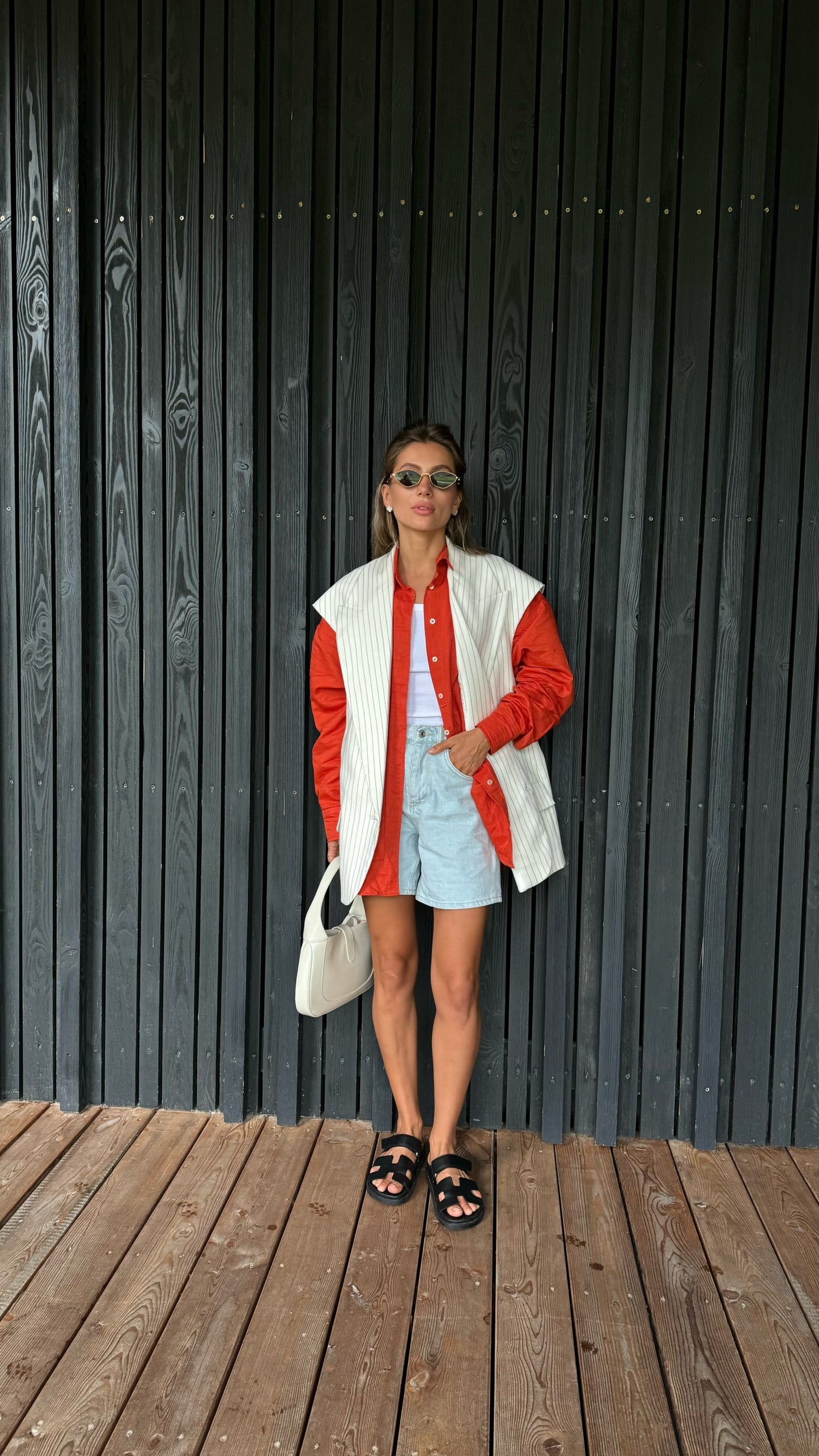 Linen Shirt Terracota