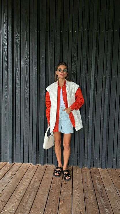 Linen Shirt Terracota
